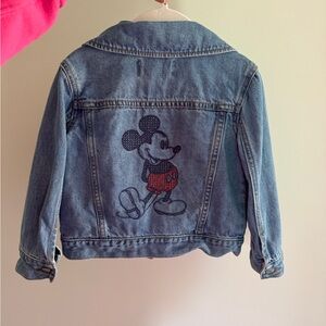 GAP x Disney Jean Jacket with Mickey Mouse